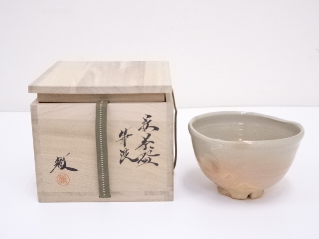 茶道具 萩茶盌 筆洗 守繁 徹 三ツ割高台 5分咲き｜ホビー・楽器 - 工芸品