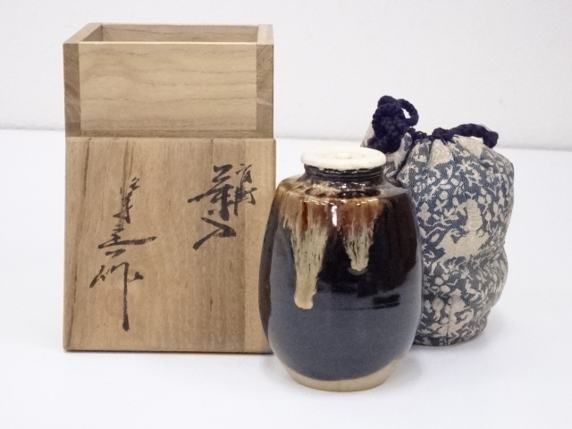 道具 ] - 道具 京焼 桶谷定一造 肩衝茶入 □z | ネットショップ圭 