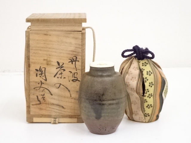 道具 ] - 道具 丹波焼 森本陶谷造 茶入（共箱） □z | ネットショップ 