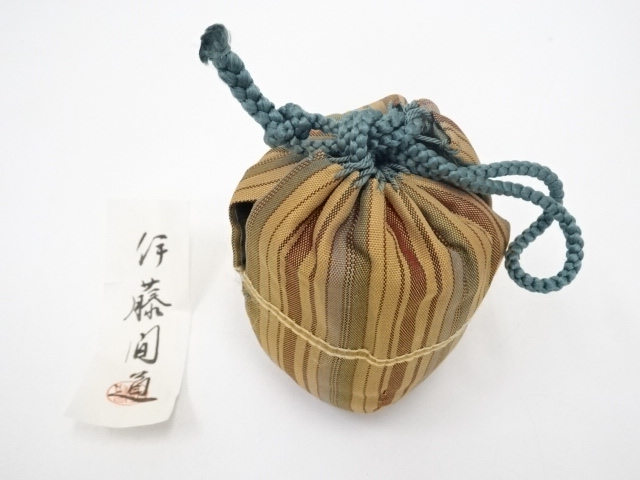 道具 ] - 道具 佐々木八十二造 筒井写瀬戸茶入（共箱） □z | ネット 
