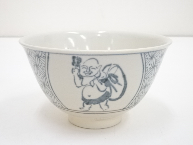 道具 ] - 道具 信楽焼 保庭楽入造 十牛図呉須絵茶碗（共箱） | ネット  