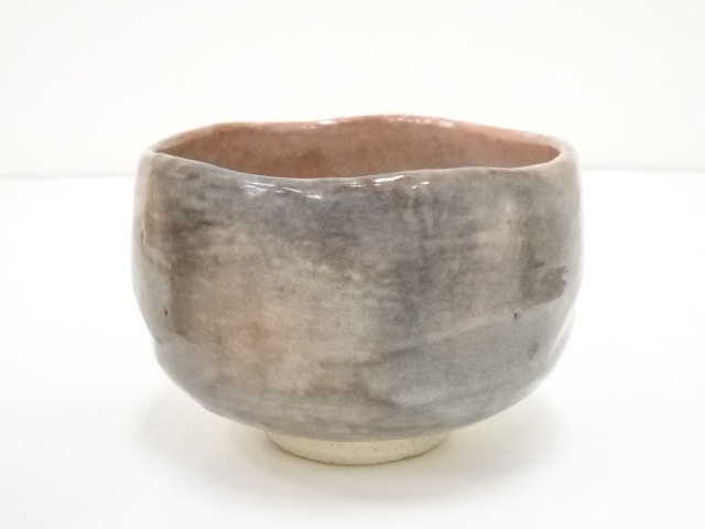 b560 茶わん 五彩 内銀 吉向焼 吉向松月 木箱 茶道具 ホーム＆キッチン