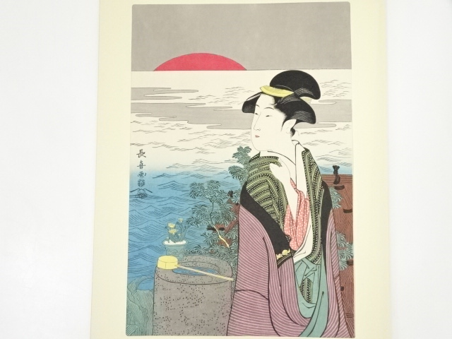 稀色刷版画本、豊太閤御葬式乃圖、木版画行列39図入り(見開き）全85 
