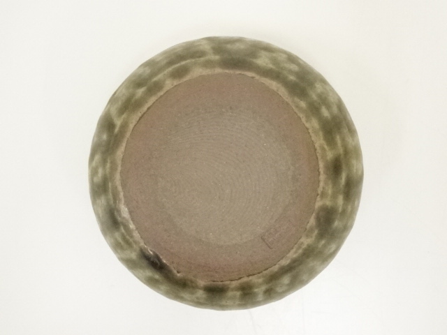 茶道具　濃茶用　茶入　【丹波焼　内海茶入　】　尾中信水窯　桐箱　【真作】　笹蔓緞子　仕服付　中海茶入 Yahoo!オークション -「丹波焼 茶入」(日本の陶磁) (陶芸)の落札相場