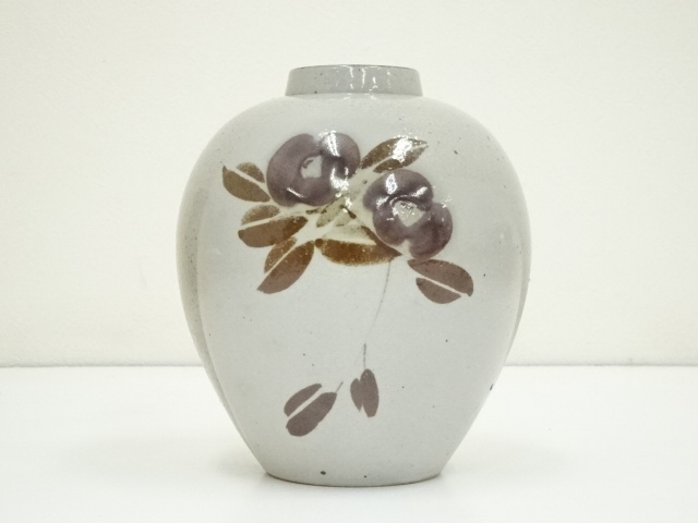 道具 ] - 道具 早川嘉則造 椿文壺（共箱） | ネットショップ圭 netshop 