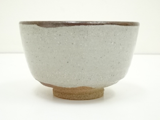 茶道具 唐津焼 茶碗 抹茶碗 帆柱窯 中嶋紀文造 共箱 せま