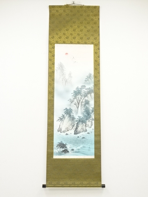 道具 ] - 道具 元浩筆 蓬莱山 肉筆紙本掛軸 | ネットショップ圭 