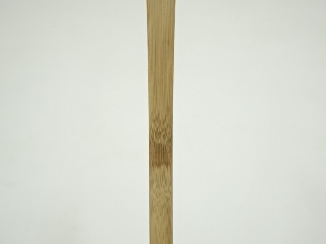 ys6996647; 海野宗秦造　竹茶杓（銘：丹頂）（大徳寺派　前田宗源書付）（共箱） 道具 ] - 道具 海野宗秦造 竹茶杓（銘：若松）（大徳寺松長剛山書付