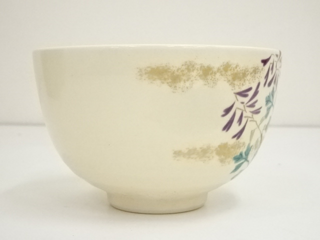 茶道具 色絵 七宝透 鱗鶴文 食篭 橋本永豊 共箱 京焼 菓子器 じきろう 
