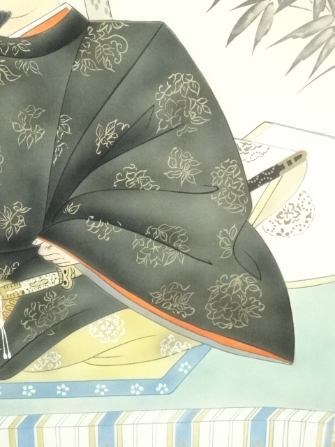 激レア】【完美品】掛軸 玉泉「四季花」 絹本 共箱付 ほろにが