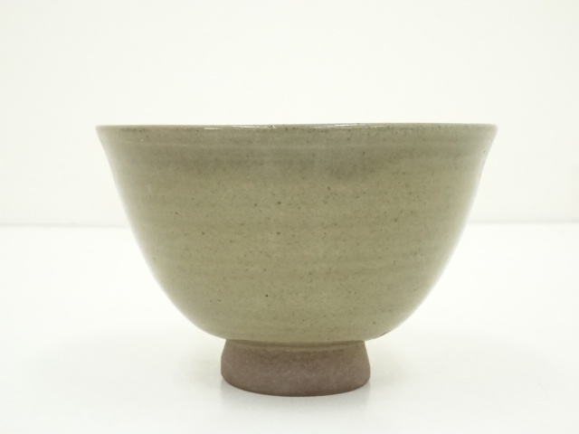 黒井一楽 虫明焼 抹茶碗 共箱 茶道具 【k3146】 - 工芸品