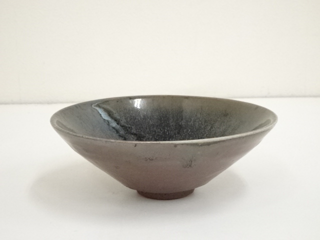 最前線の 宇野宗甕青磁茶碗青瓷中国陶磁京焼天青色