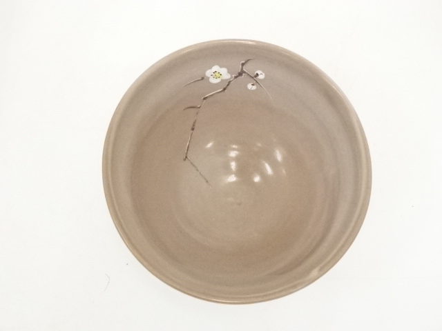日本工芸会正会員 織部焼 【山田正和】造 木目 花生 花入れ 共箱 - 工芸品