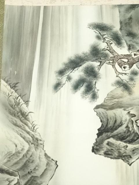 掛け軸 小川香月 永き 富嶽群翔 絹本 希少 軸装 茶道具 掛軸 美品