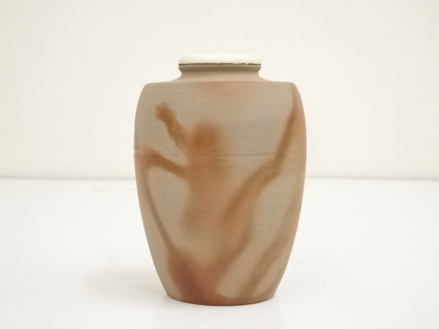 骨董品 茶道具 備前焼茶入 備前焼 肩衝茶入 美品 茶入 工芸品 道具 