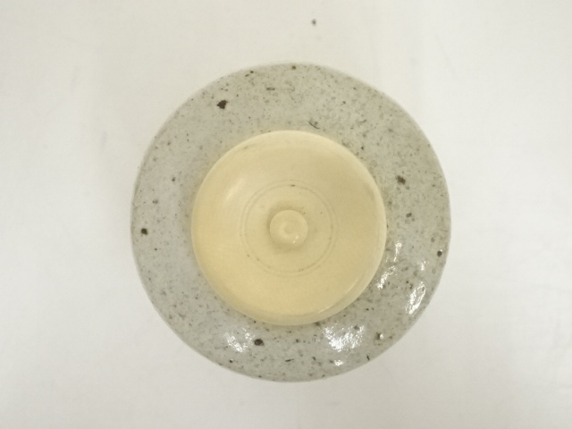 道具 ] - 道具 唐津焼 四代 中野陶痴造 茶入（仕覆付）（共箱）□z 