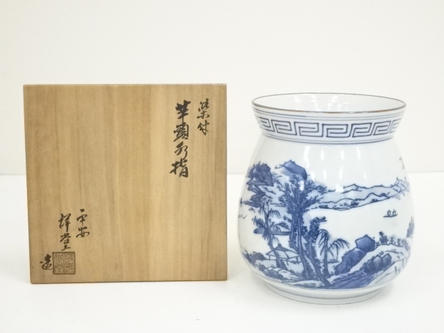 道具 ] - 道具 京焼 手塚祥堂造 祥瑞芋頭水指（共箱） | ネット 