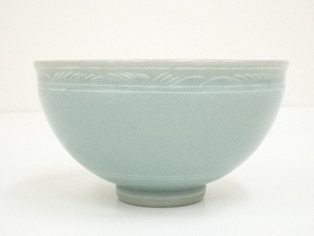 kiyo様ご売約 茶道具 高麗呉器茶碗 （中古】▽良▽李朝時代尼呉器茶碗 