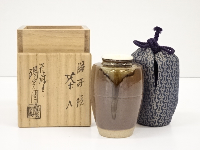 煎茶道具 純錫 阿古陀 茶入 茶心壷 静寿居 蔵苑 共箱 金工 京都 煎茶 