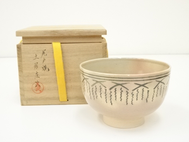 抹茶茶碗 N o71（神楽坂銘茶 楽山 / 抹茶碗 仁清 七宝）