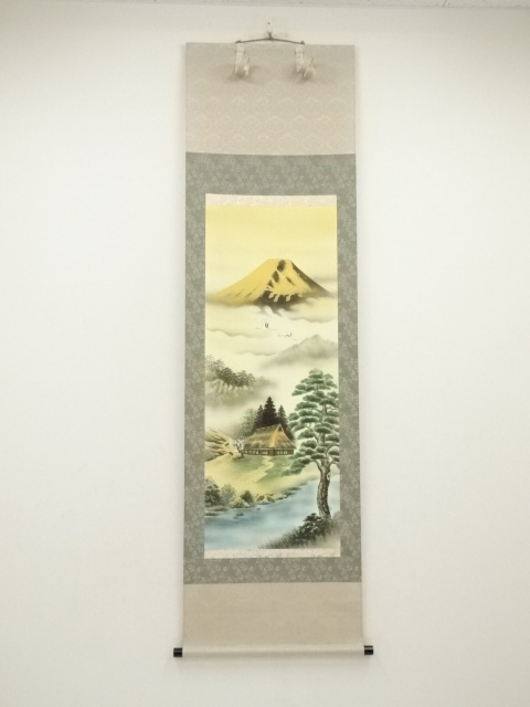 ◆錵◆ 菊池芳文 富士 肉筆絹本水墨画 掛軸 箱付 T[V410]Og/23.6廻/MB/(120) 2025年最新Yahoo!オークション -日本画 春峰の中古品・新品・未使用