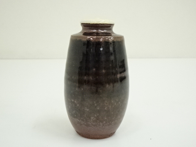 古瀬戸 中海茶入 鉄山作 （茶道具 茶入（ちゃいれ） 茶入 中興名物 古 