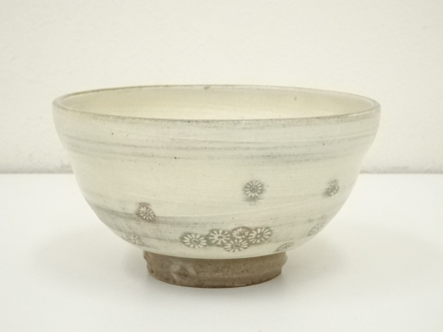 道具 ] - 道具 釜石陶房 松南 申相浩造 高麗花三島茶碗（共箱 