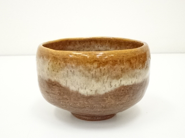 大樋焼 巳の絵 茶碗 長阿弥造