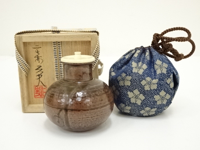 道具 ] - 道具 京焼 笹田仁史造 利休丸壷写茶入（共箱）□z | ネット 