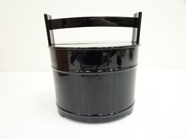 道具 ] - 道具 輪島塗 蒔絵師干場茂造 遠山手桶水指（共箱） | ネット 