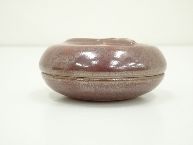 茶道具 黄鴨 香合 四代 眞清水蔵六 共箱 形物香合 陶芸 京焼 茶会 炭点 