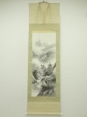 掛け軸 永椿 猩々 絹本 希少 軸装 茶道具 なかろ 掛軸 美品 です。