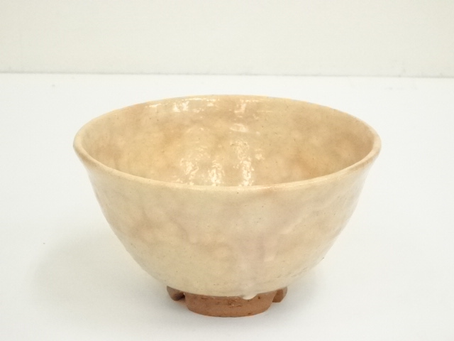 c874 数茶碗 平 萩焼 三彩 12客 清雅窯 木箱 茶道具 古物